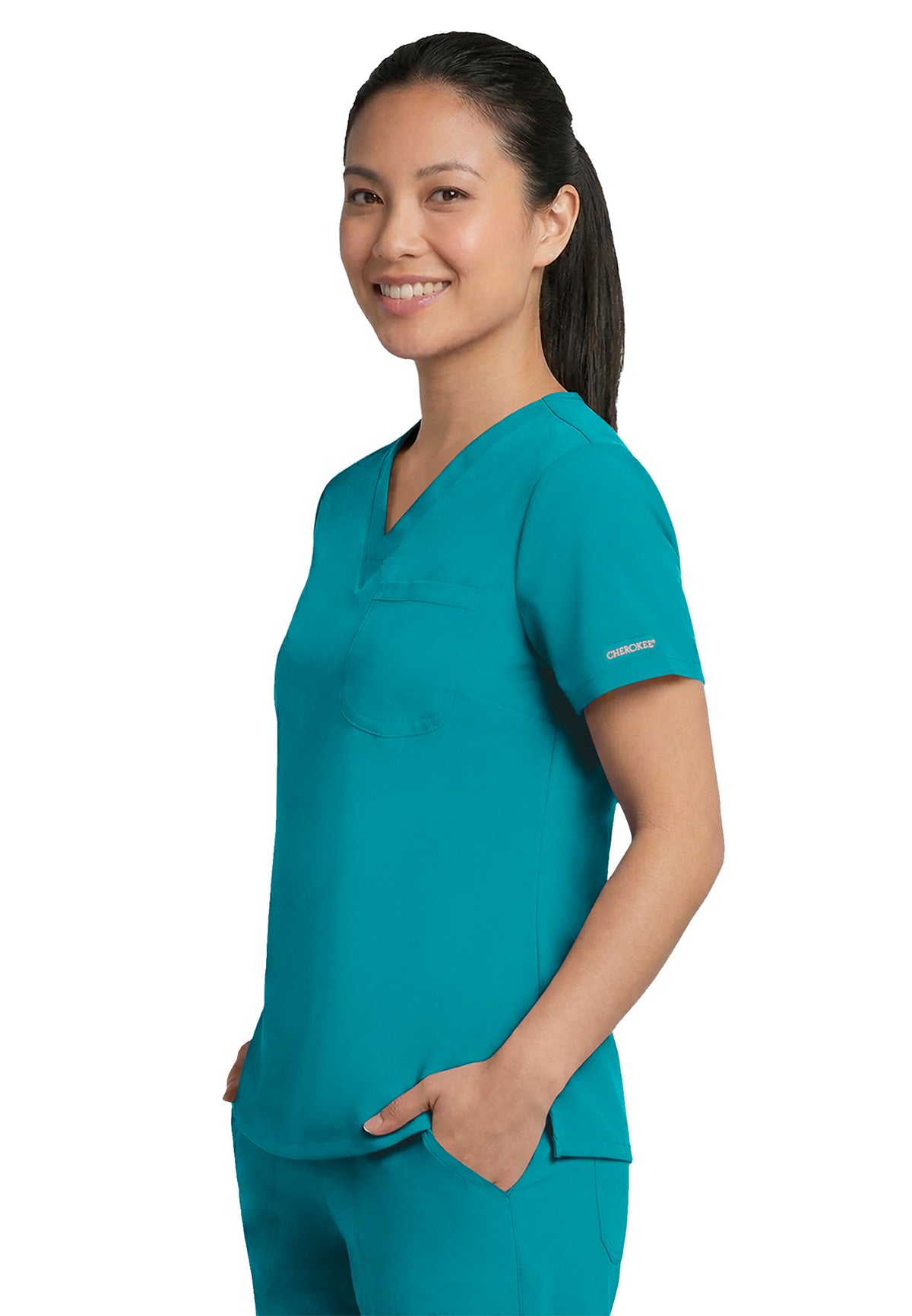CK778A Unisex V-Neck Scrub Top