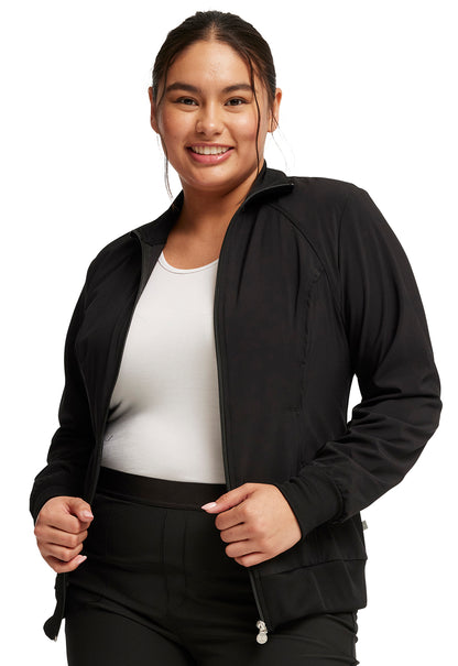 2391A Women's Zip Front Warm-Up Jacket