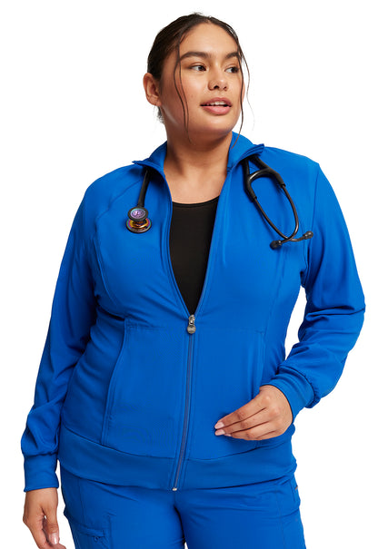 2391A Women's Zip Front Warm-Up Jacket