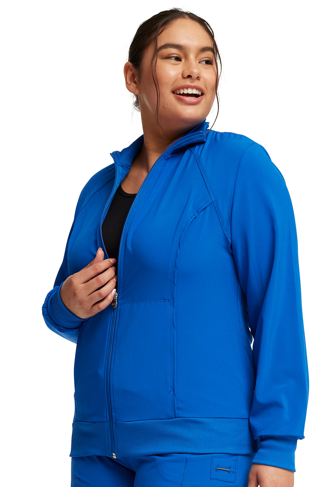 2391A Women's Zip Front Warm-Up Jacket