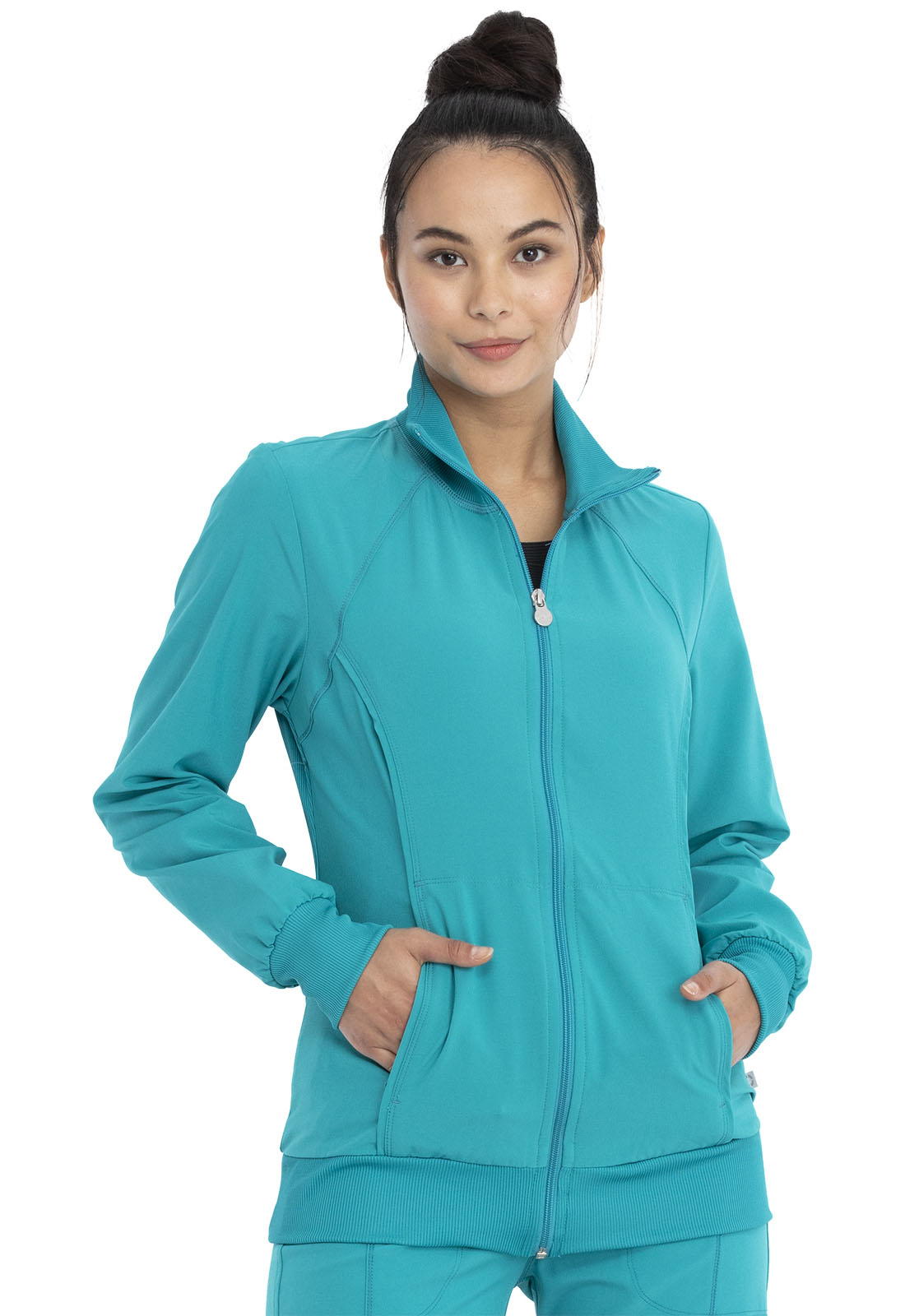 2391A Women's Zip Front Warm-Up Jacket