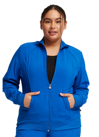 2391A Women's Zip Front Warm-Up Jacket