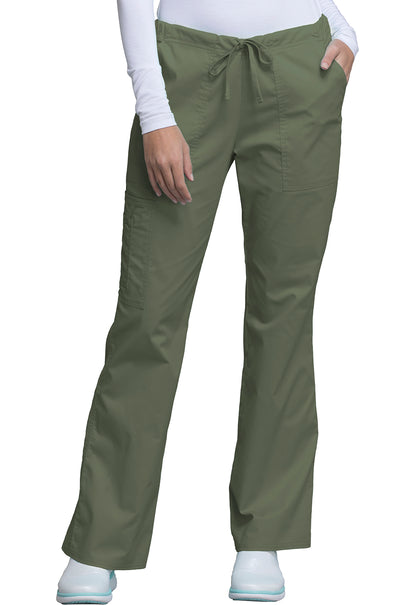 4044 Women's Mid Rise Drawstring Cargo Pant