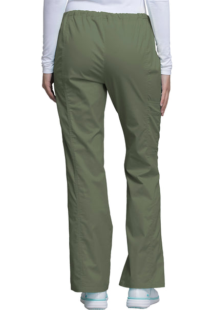 4044 Women's Mid Rise Drawstring Cargo Pant