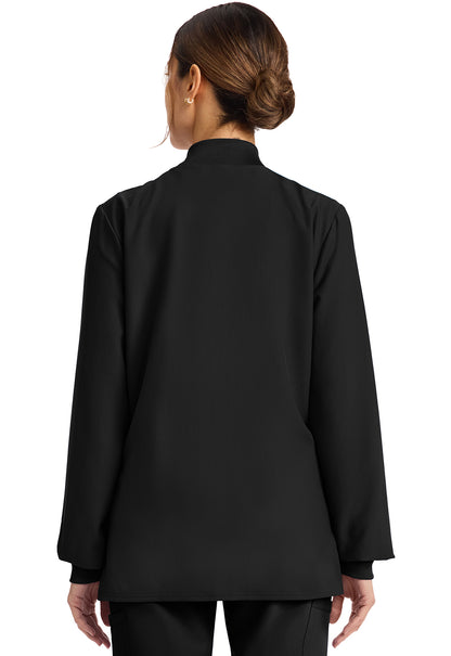 Women's Zip-Up Scrub Jacket