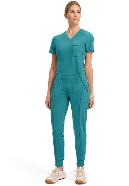 CK110 Women's Mid Rise Straight Leg Pull-on Pant