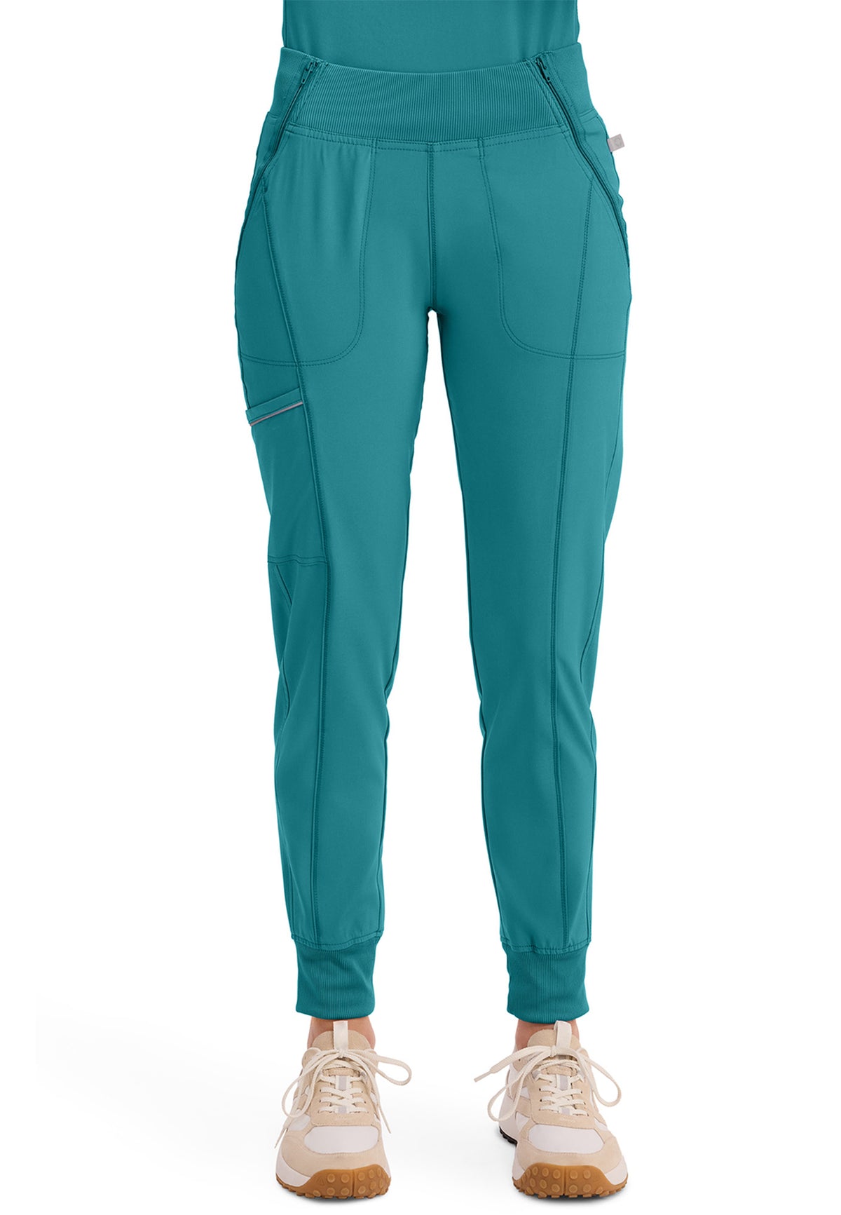 CK110 Women's Mid Rise Straight Leg Pull-on Pant