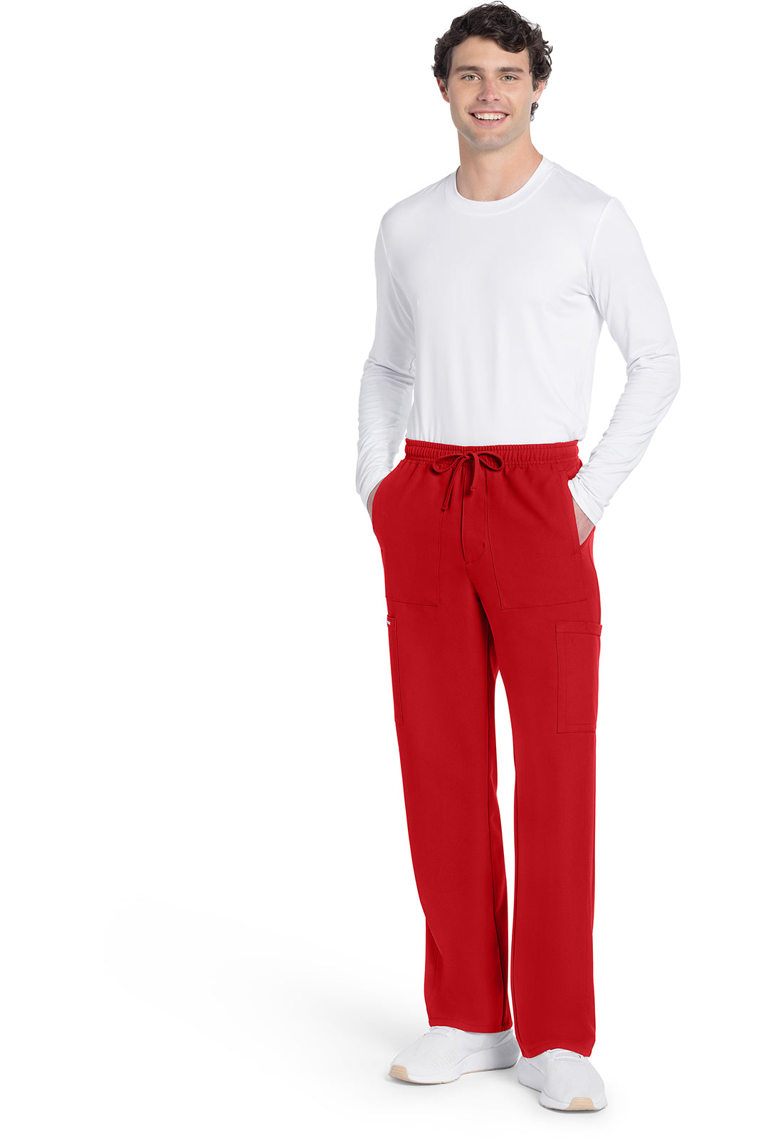 Men's Mid Rise Straight Leg Scrub Pant