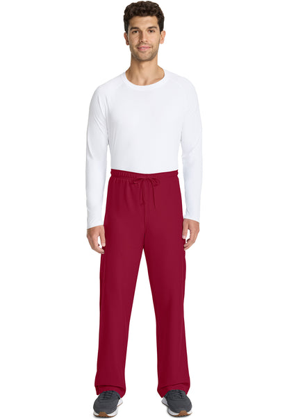 Unisex Mid Rise Drawstring Straight Scrub Pant