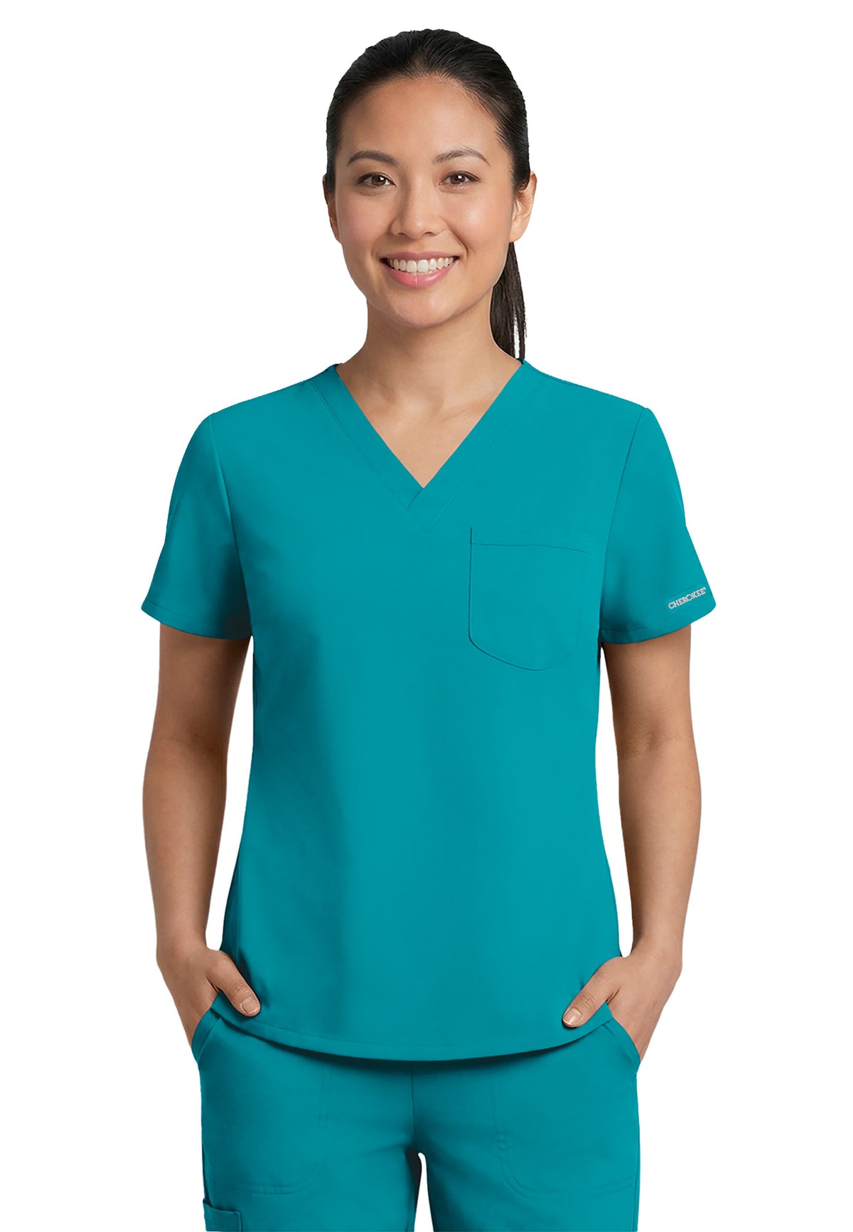 CK778A Unisex V-Neck Scrub Top