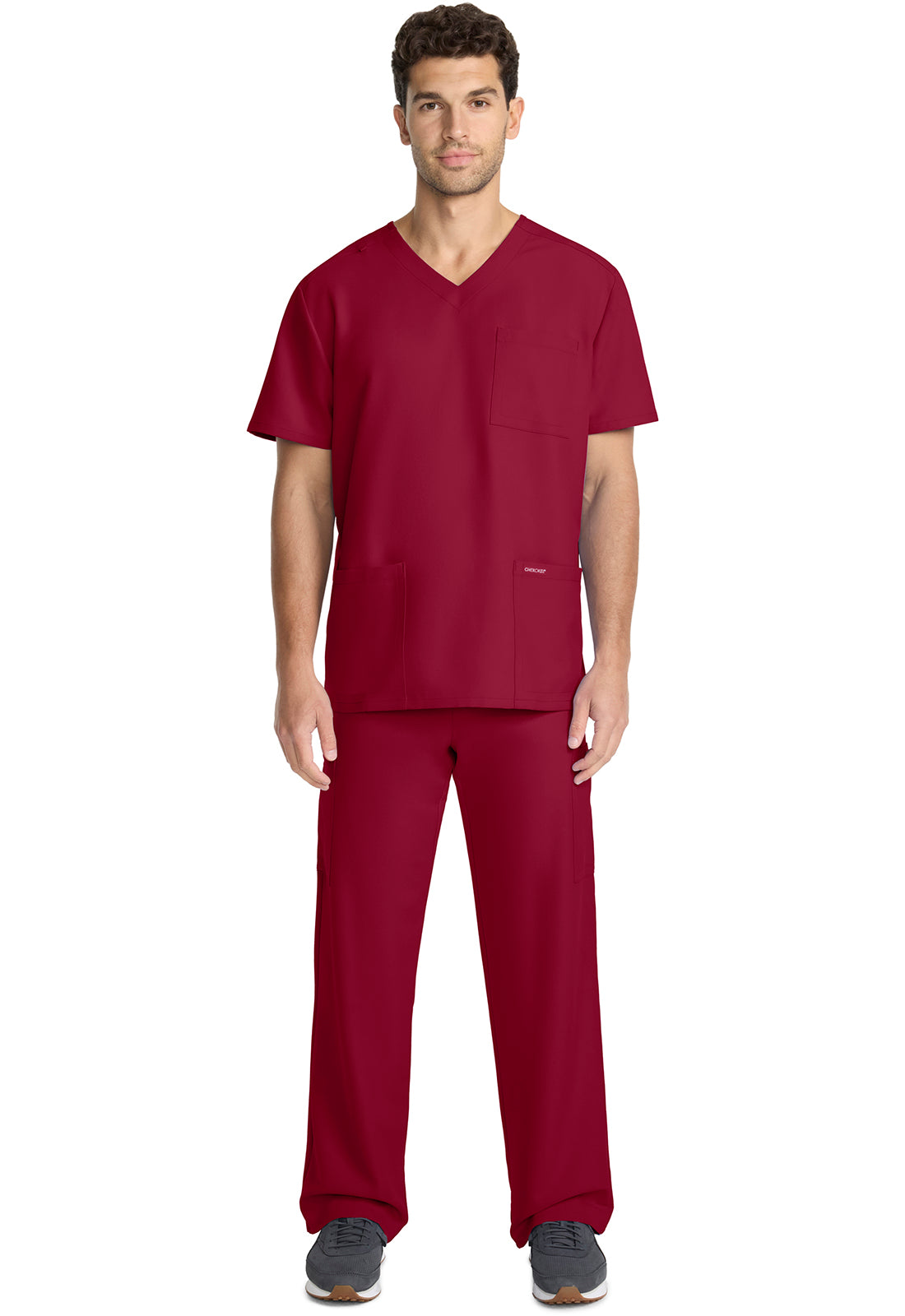 Men's 3-Pocket V-Neck Scrub Top