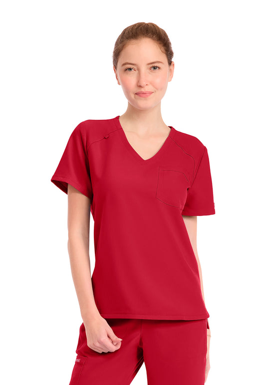 Women's Tuck-In V-Neck Scrub Top
