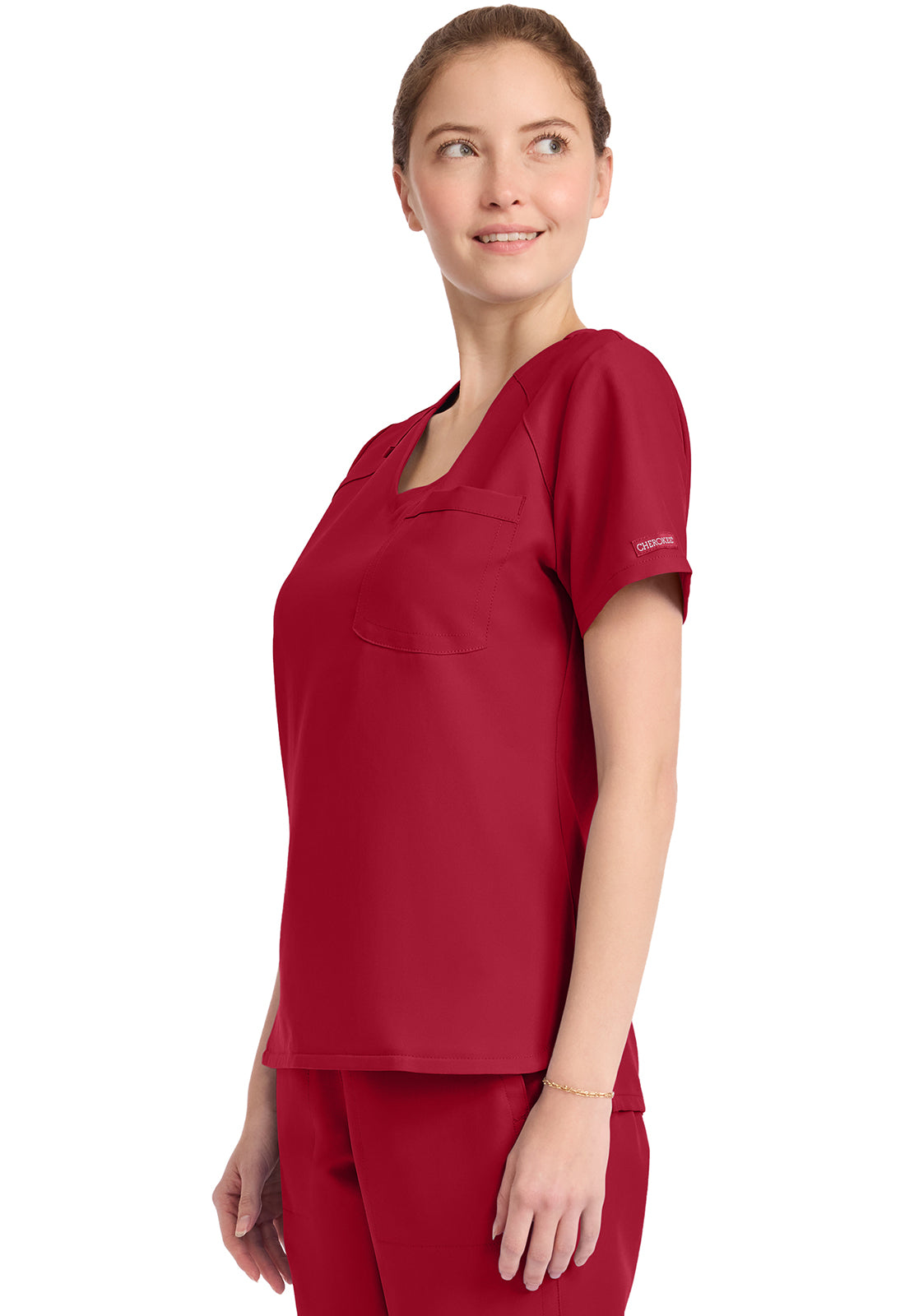 Women's Tuck-In V-Neck Scrub Top