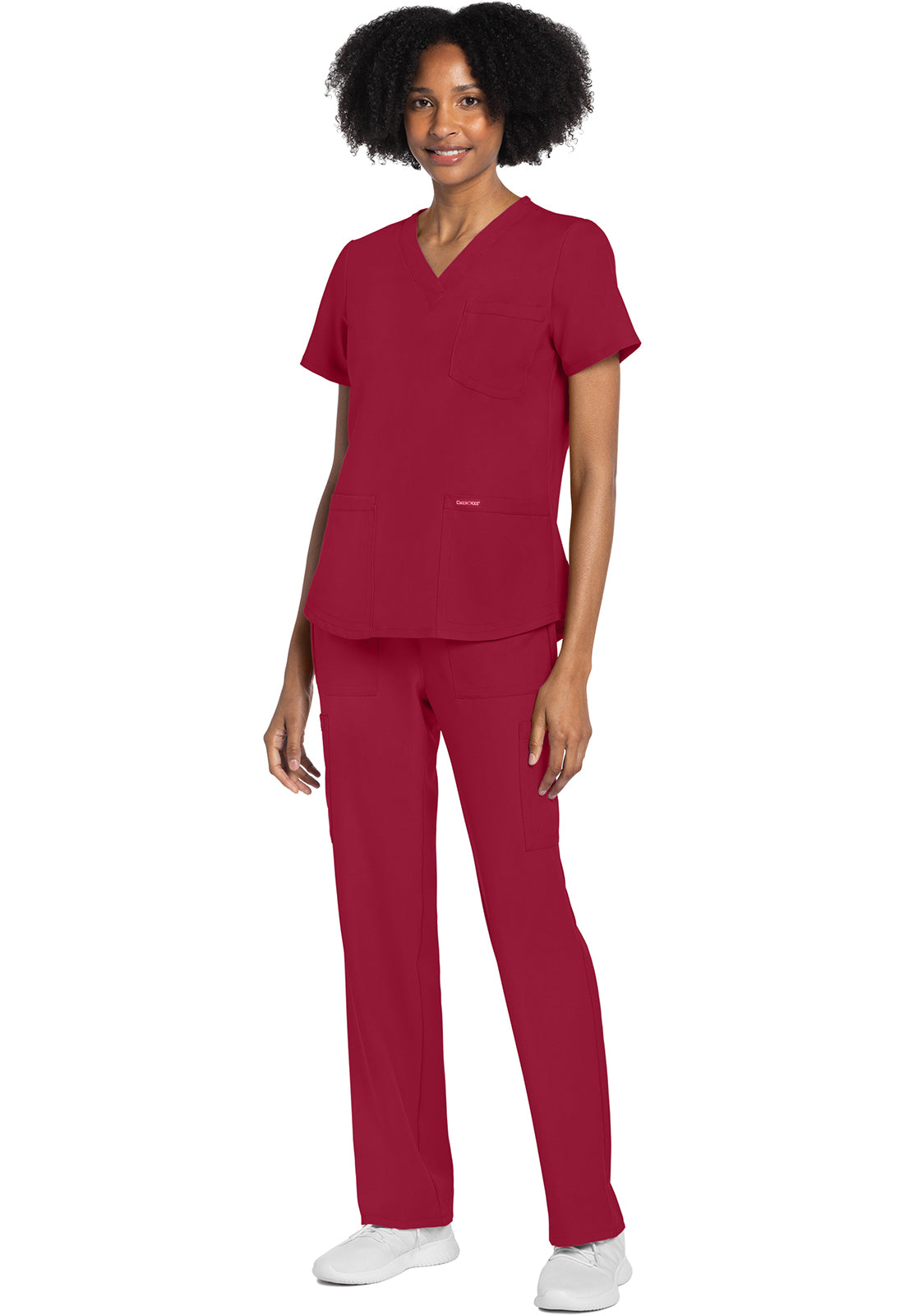 Women's 3-Pocket V-Neck Scrub Top