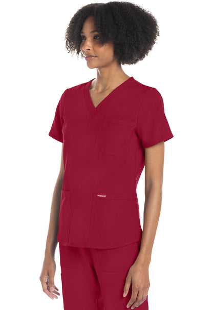 Women's 3-Pocket V-Neck Scrub Top