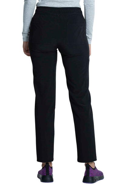 CKA184 Women's Mid Rise Drawstring Tapered Leg Pant