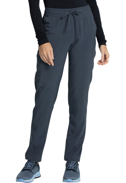 CKA184 Women's Mid Rise Drawstring Tapered Leg Pant