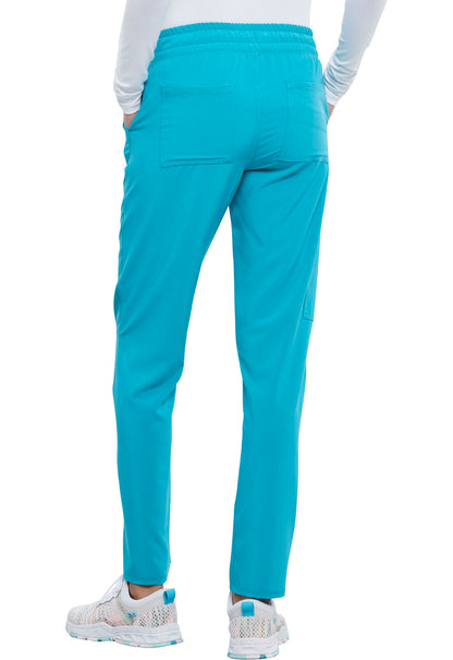 CKA184 Women's Mid Rise Drawstring Tapered Leg Pant