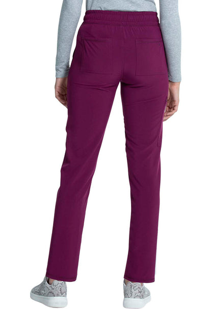 CKA184 Women's Mid Rise Drawstring Tapered Leg Pant