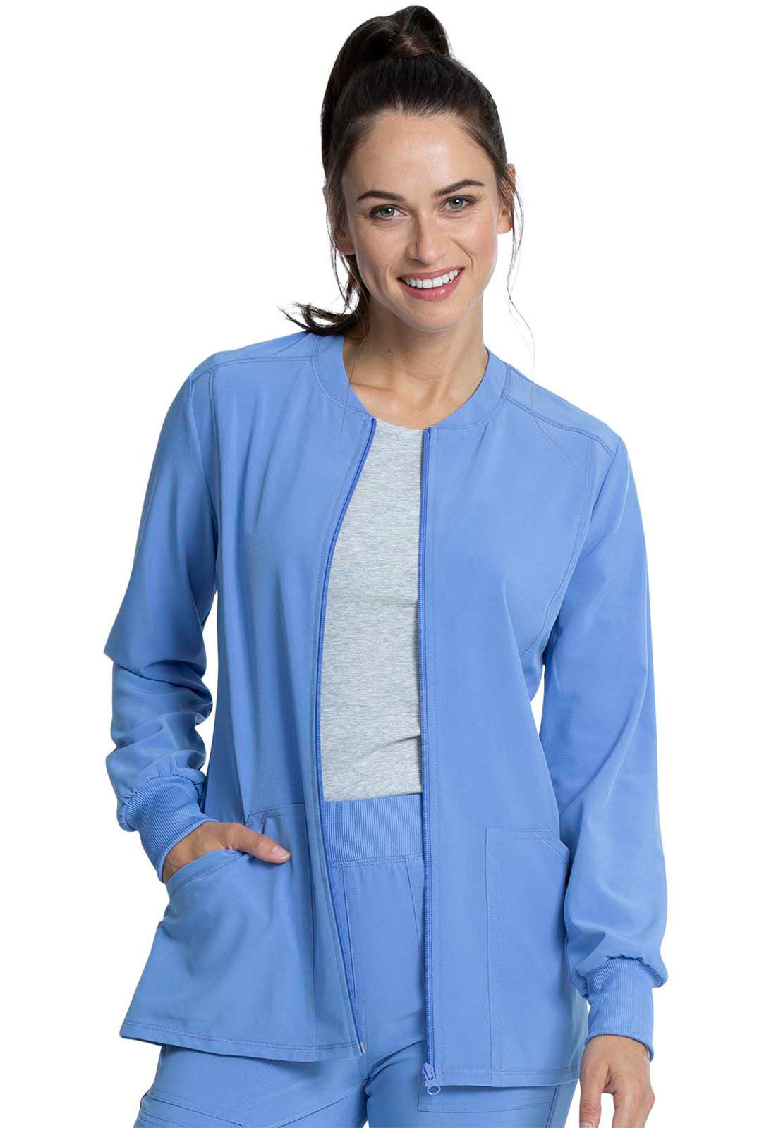 CKA384 Women's Zip Front Jacket