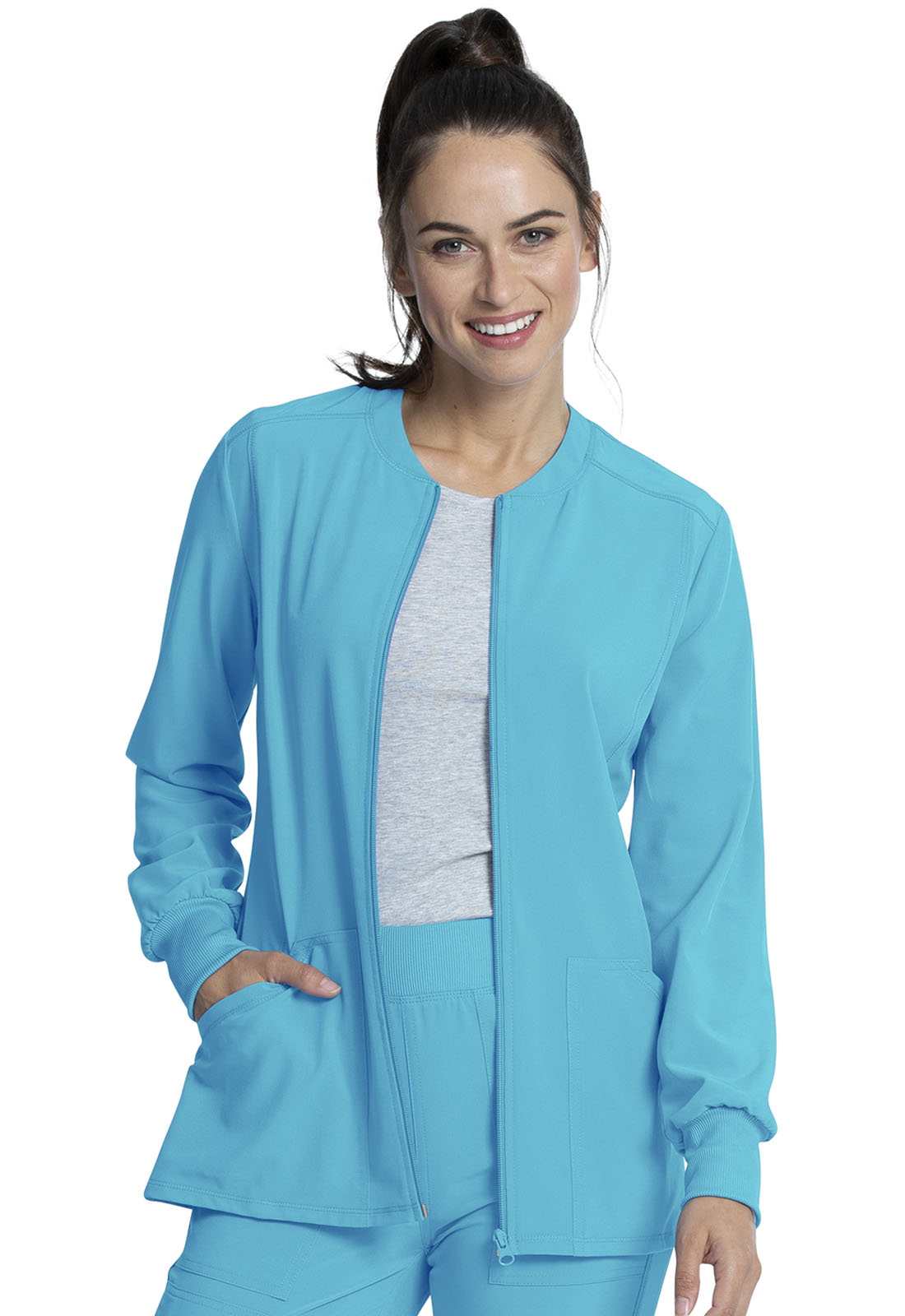 CKA384 Women's Zip Front Jacket