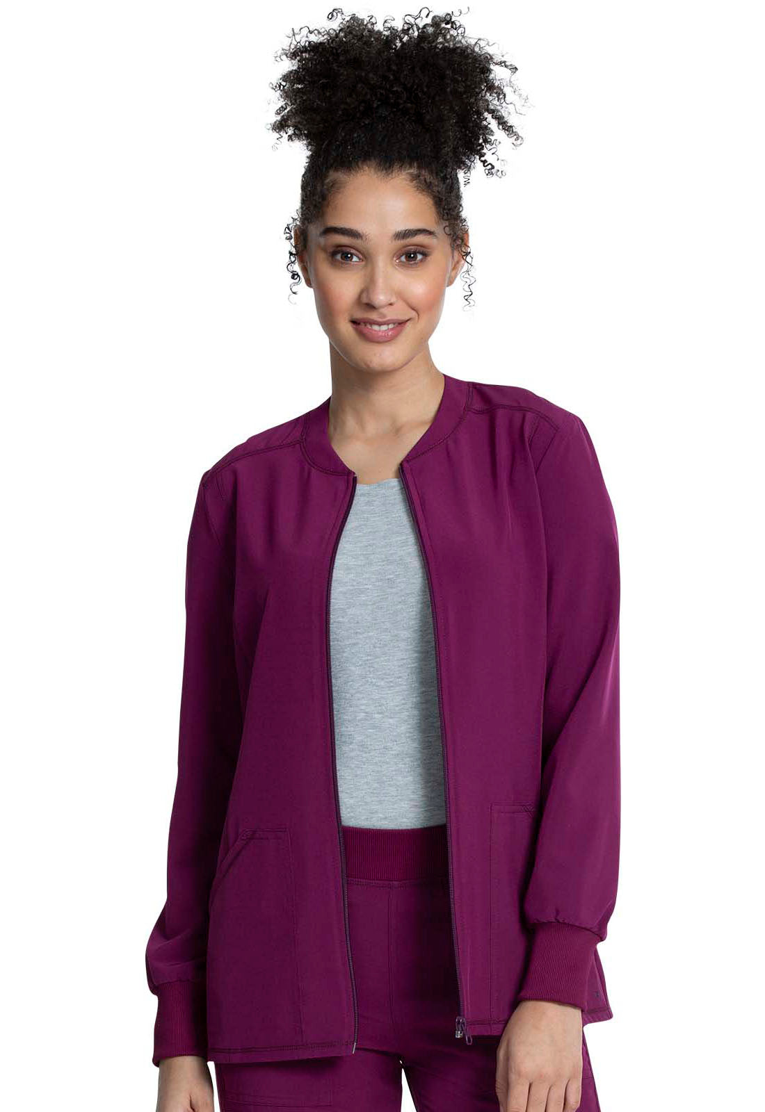 CKA384 Women's Zip Front Jacket