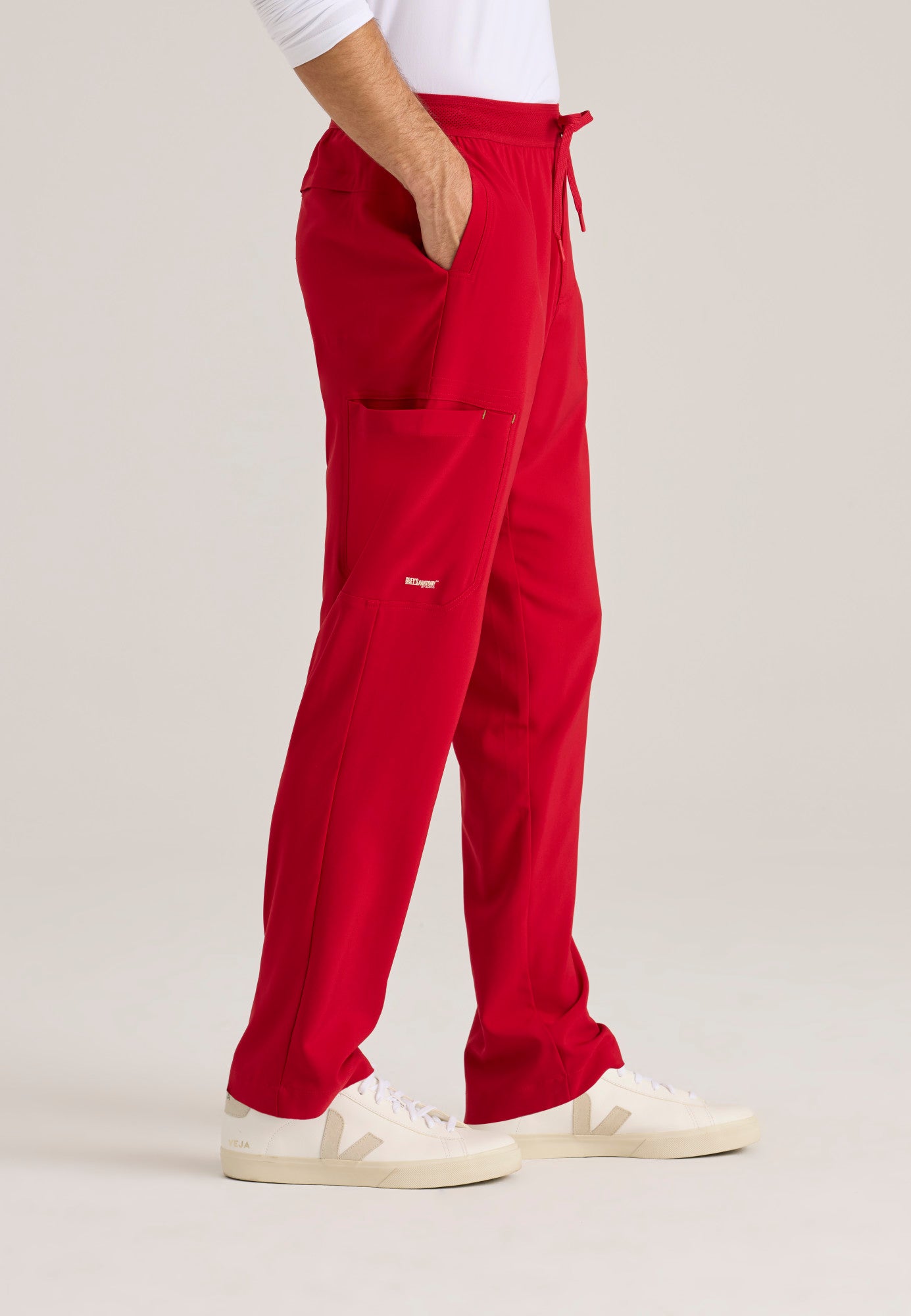 Men's 5 Pocket Textured Waistband Slim & Straight Pant