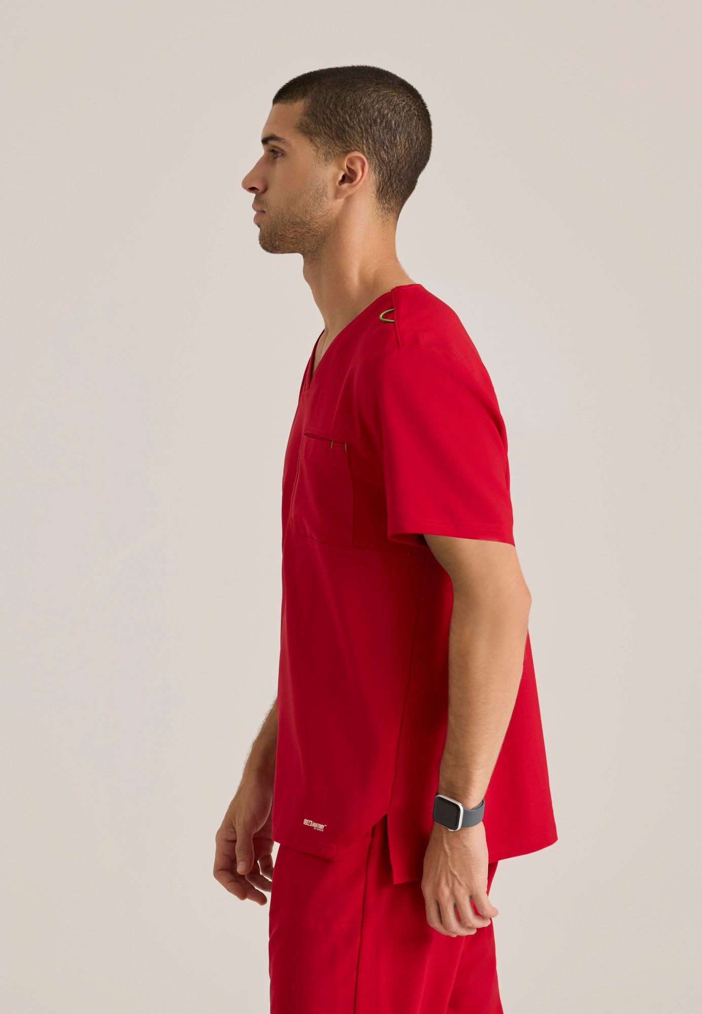 Men's Piped V-Neck Top