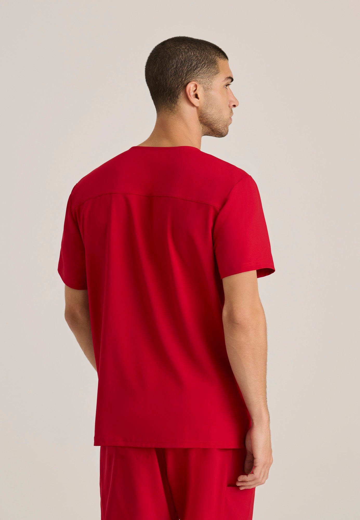 Men's Piped V-Neck Top