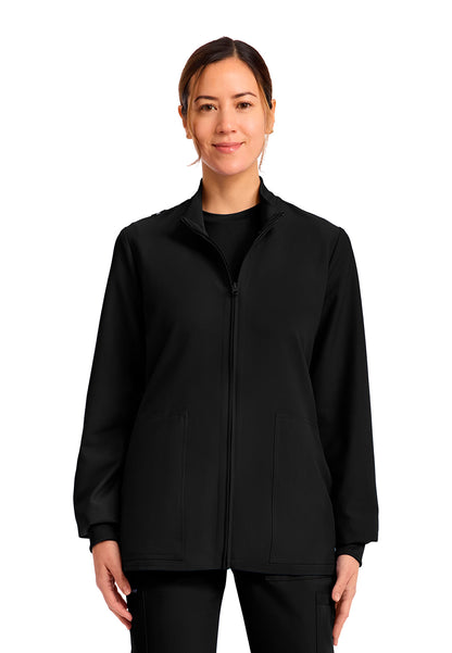 Women's Zip-Up Scrub Jacket