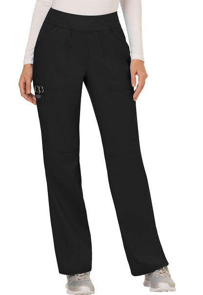 WW110 Women's Mid Rise Straight Leg Pull-on Pant