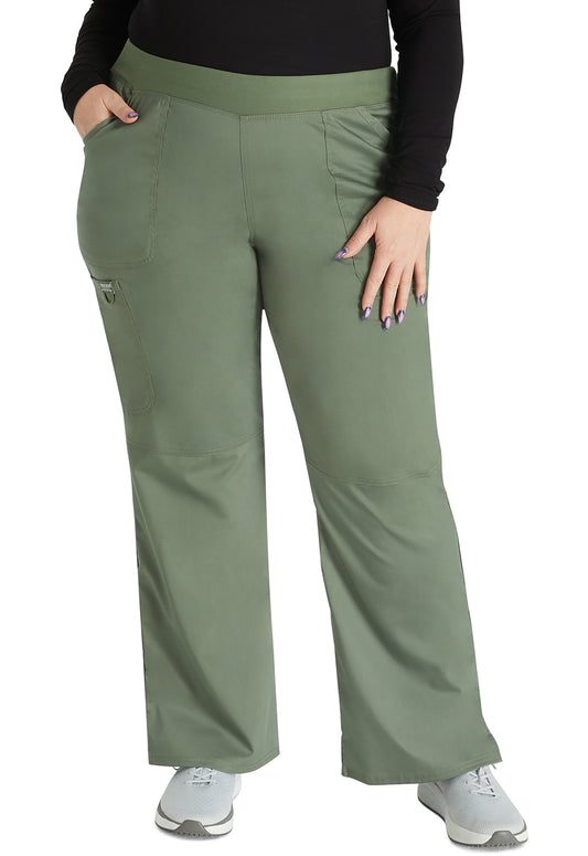 WW110 Women's Mid Rise Straight Leg Pull-on Pant