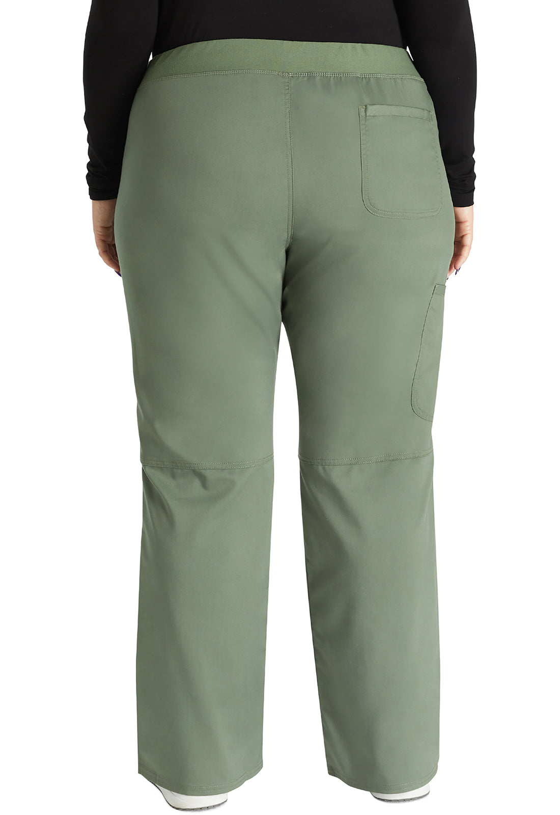 WW110 Women's Mid Rise Straight Leg Pull-on Pant