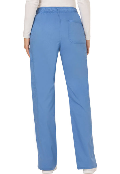 WW120 Women's Mid Rise Moderate Flare Drawstring Pant