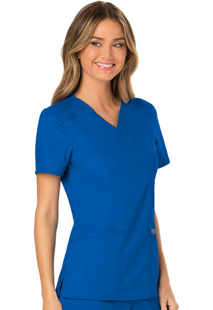 WW610 Women's Mock Wrap Top