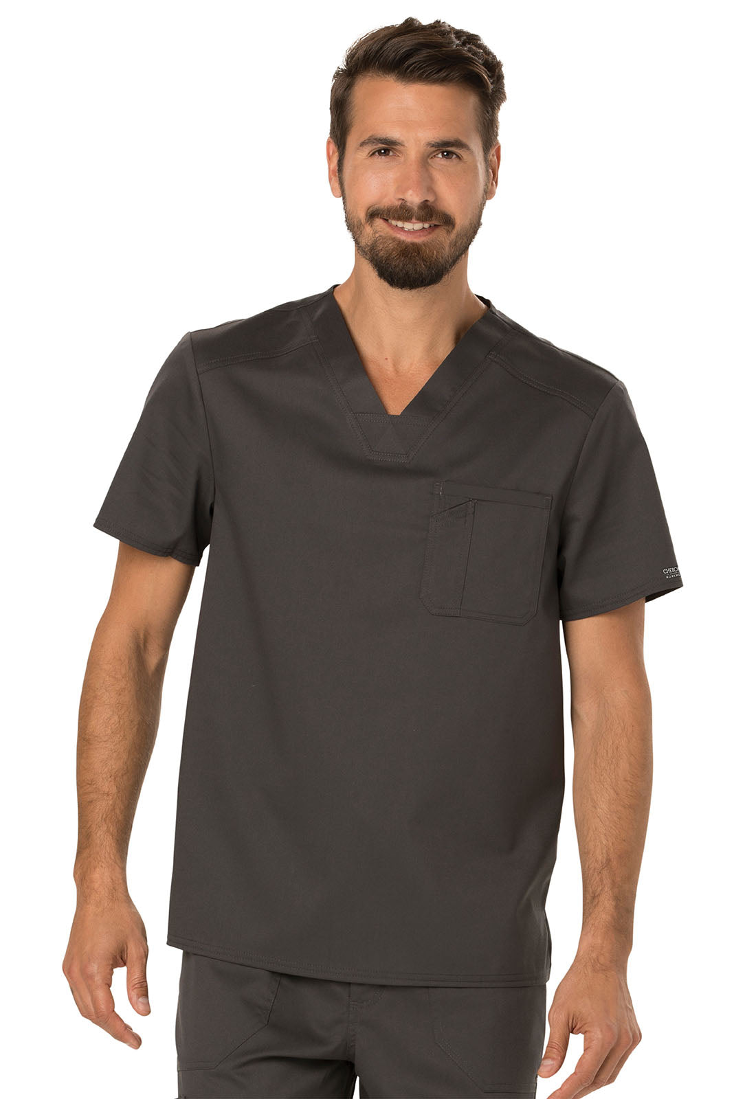 WW690 Men's Tuckable V-Neck Top